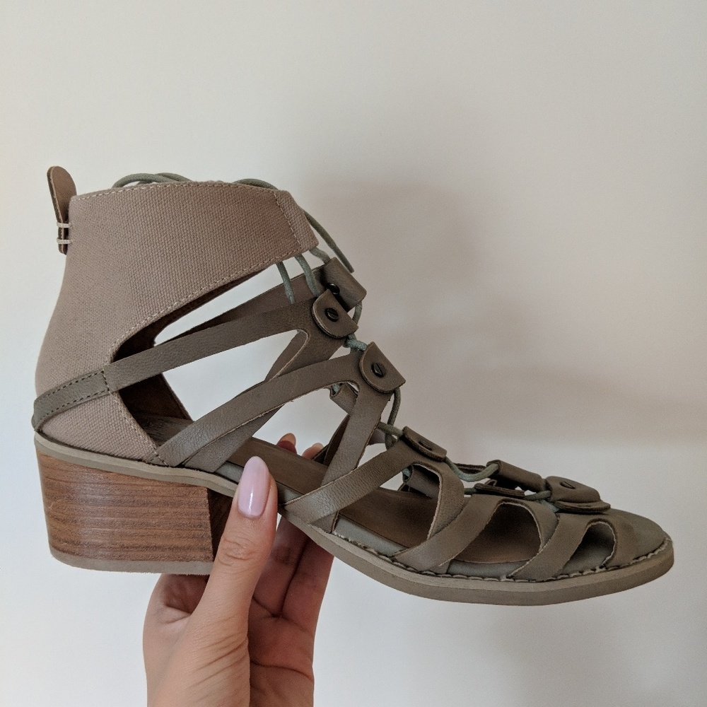 Lace up sandals